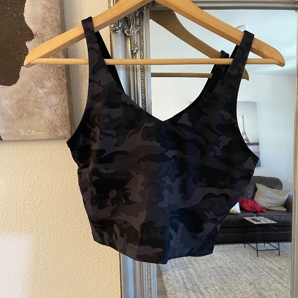 Black Camo sports bra size Medium